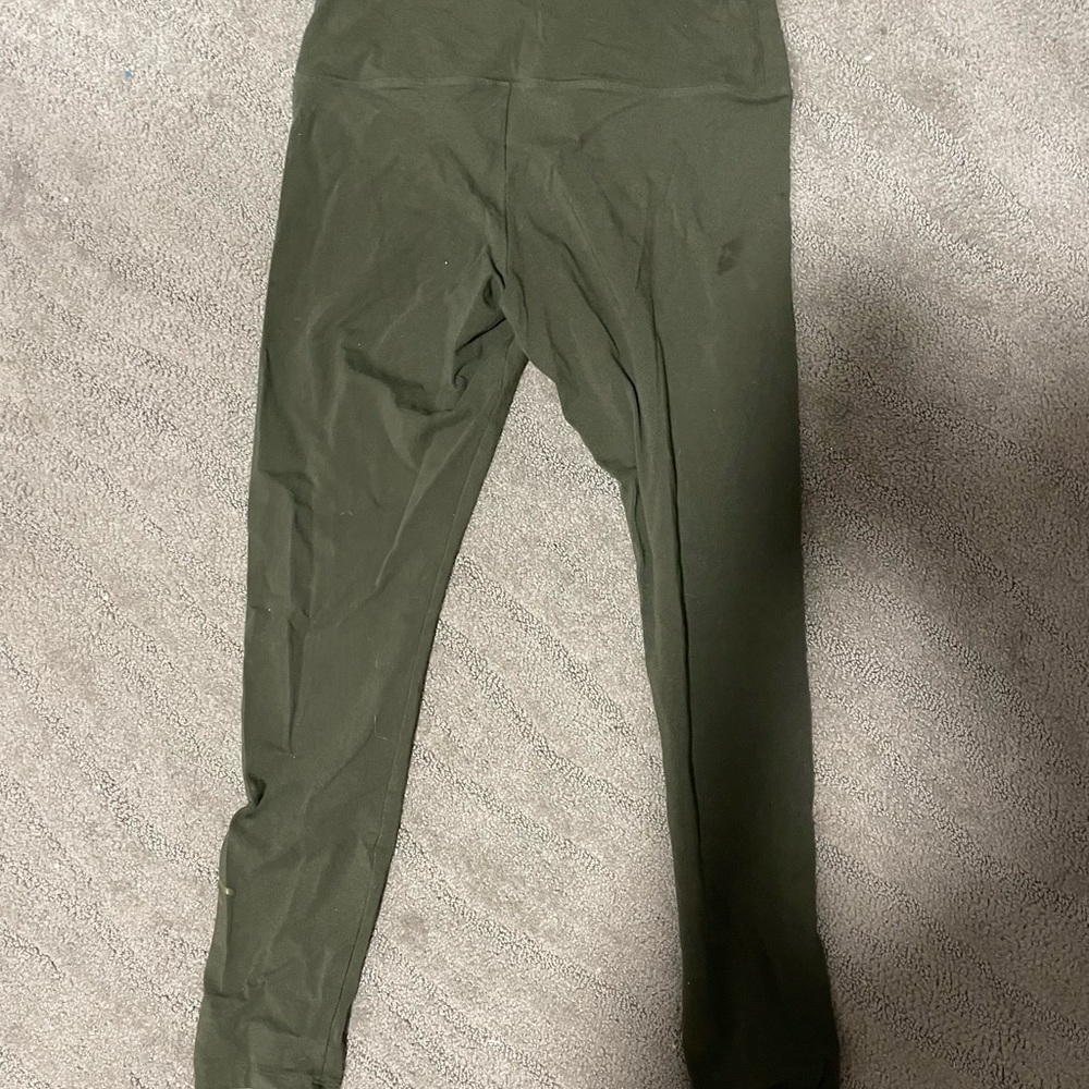 Green PINK leggings